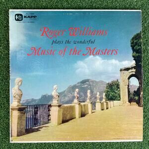 Roger Williams Plays the Wonderful Music of the Masters 1956 LP Vinyl Album